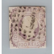 PORTUGAL 1862 Yv. 17 DE PERFECTA CALIDAD 120 EUROS ( ESTA DE BUENA CONDICION HAY REFLEJOS DE LUZ EN LA FOTO )